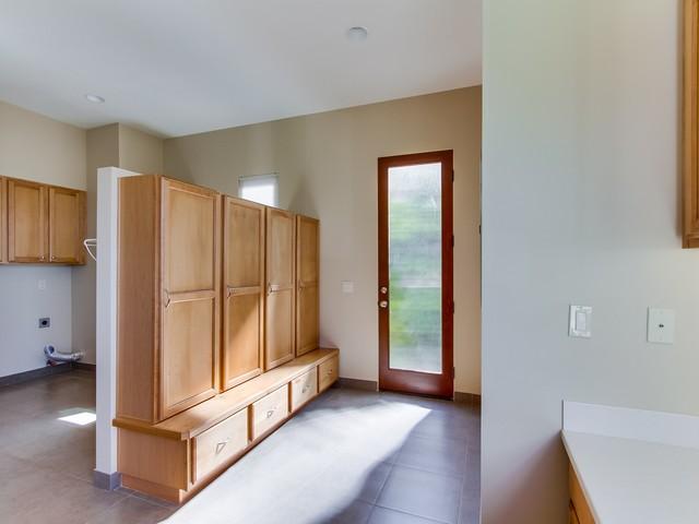 Huge laundry room with built in office that has ocean views!